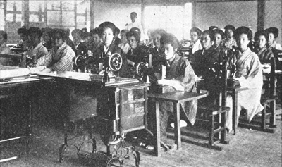 1908年当時の授業風景